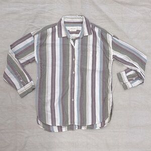 AE XS Oversized Fit Button Down Shirt
